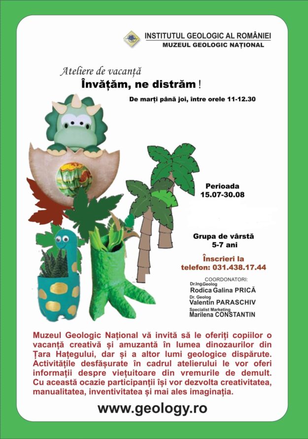 atelier de vacanta – învăţăm, ne distrăm!
