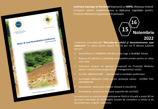 Conferinţa internaţională Remedierea solului şi decontaminarea apei subterane